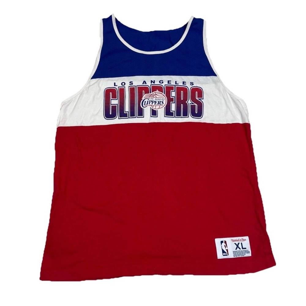 Mitchell & Ness LA Clippers Men’s XL NBA Basketball Graphic Tank Top